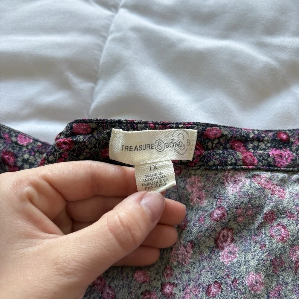 Vintage Maxi Skirt Womens XL Pink Floral Dainty Romantic Cottagecore‎ Whimsical